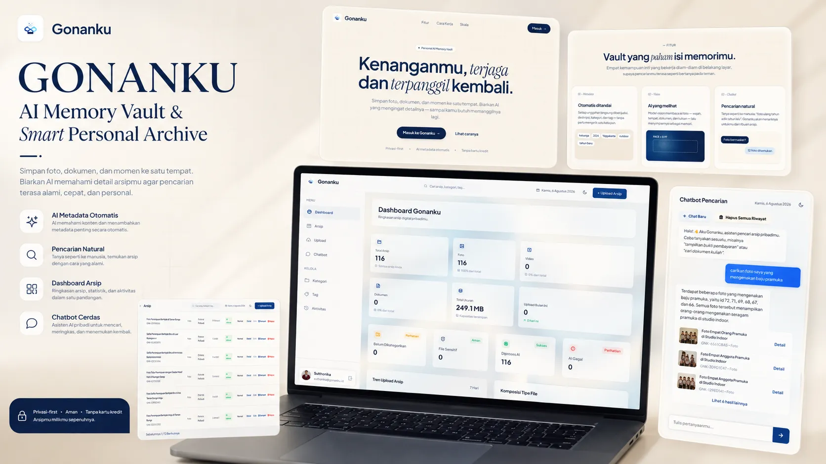Gonanku - Personal File Archive & Retrieval