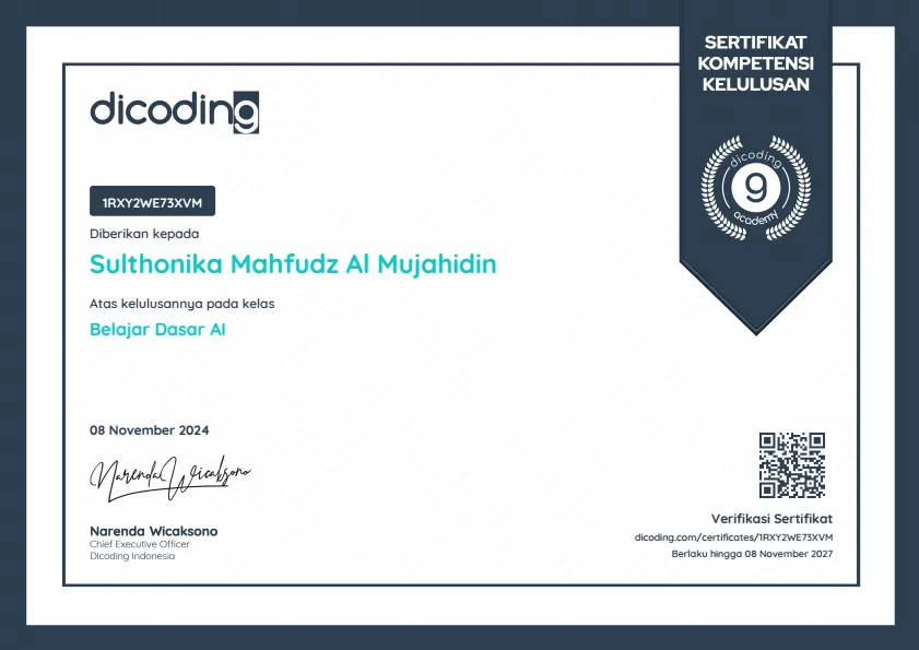 Dicoding Academy Certifications 3