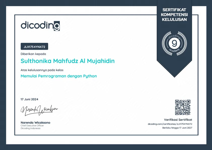 Dicoding Academy Certifications 4